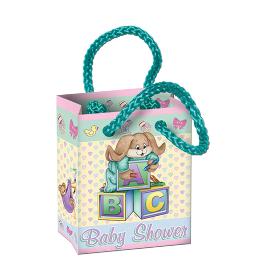 Cuddle-Time Mini Gift Bag Party Favors – 2½" x 3¼" x 1¾" – (4/Card) by Beistle for Baby Shower Treat/Favor Bags