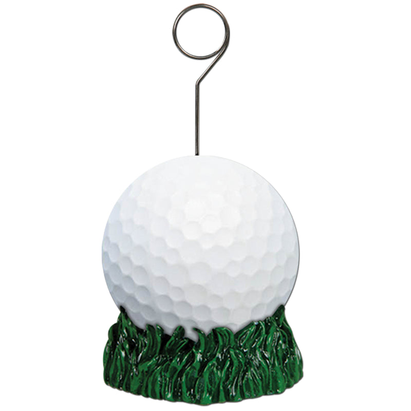 Golf Ball Photo/Balloon Holder – 6 Oz by Beistle for Golf Balloon/Photo Holders