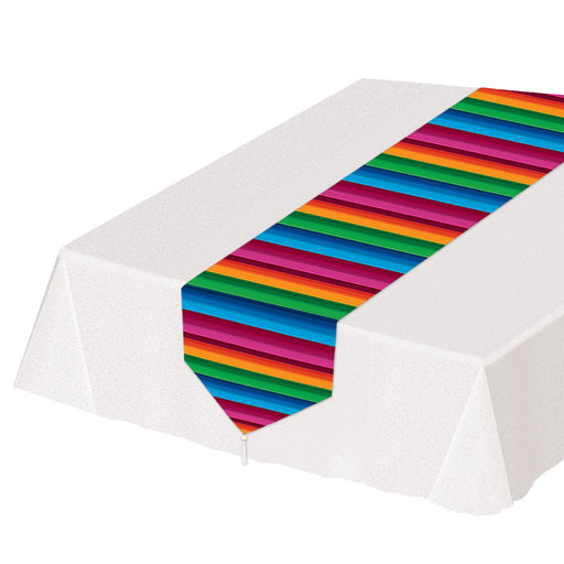 Printed Fiesta Table Runner – 11" x 6' – (1/Pkg) by Beistle for Fiesta/Cinco de Mayo Table Runners - Printed