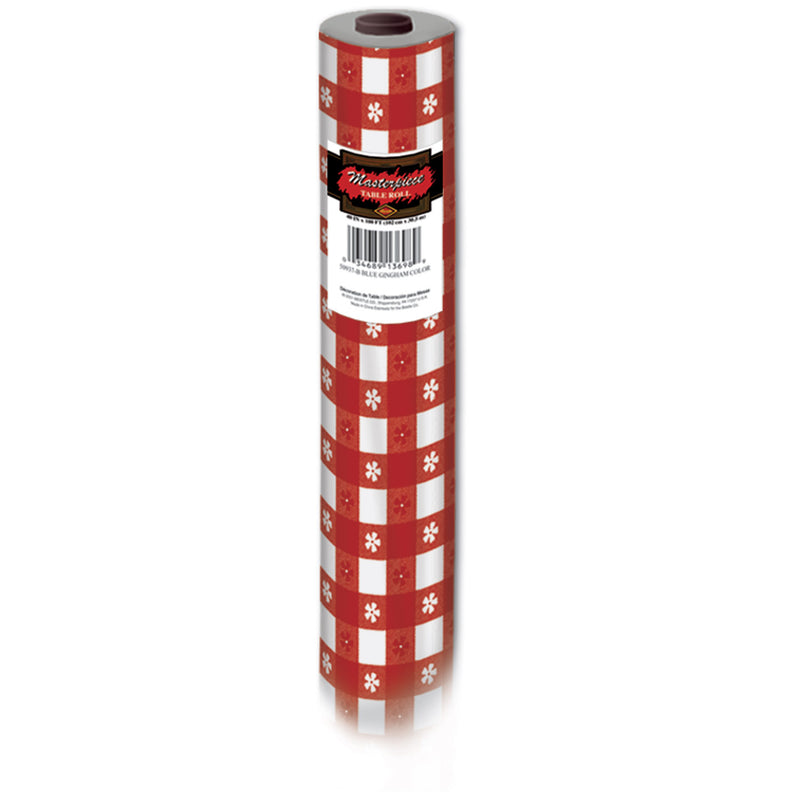 Gingham Table Roll – 40" x 100' – (1/Pkg) by Beistle for Spring/Summer Table Rolls