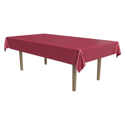 Plastic Rectangular Tablecover – 54" x 108" – (1/Pkg) by Beistle for General Occasion Table Covers - Solid