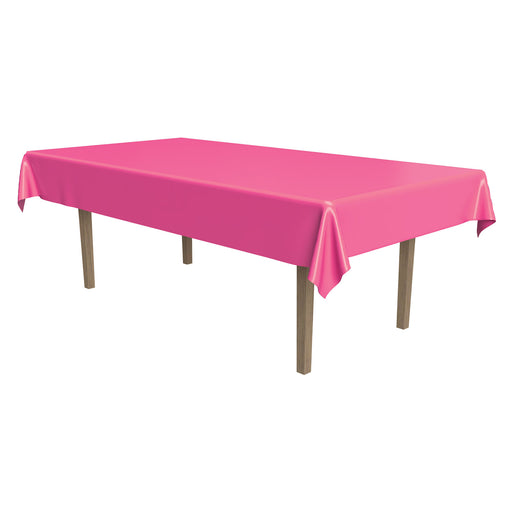 Plastic Rectangular Tablecover – 54" x 108" – (1/Pkg) by Beistle for General Occasion Table Covers - Solid