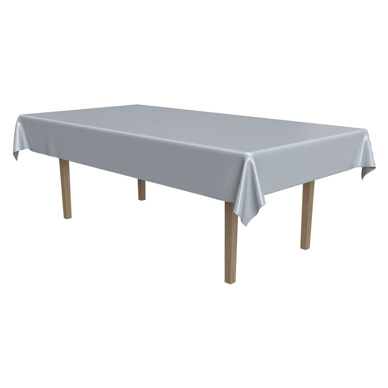 Plastic Rectangular Tablecover – 54" x 108" – (1/Pkg) by Beistle for General Occasion Table Covers - Solid