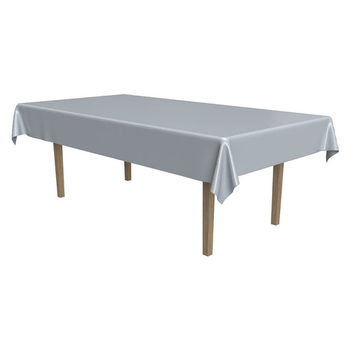 Plastic Rectangular Tablecover – 54" x 108" – (1/Pkg) by Beistle for General Occasion Table Covers - Solid