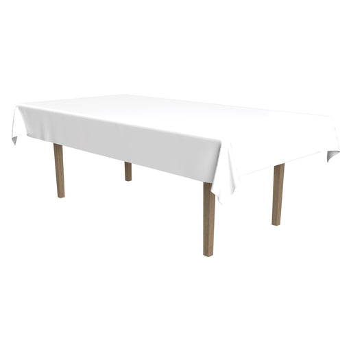 Plastic Rectangular Tablecover – 54" x 108" – (1/Pkg) by Beistle for General Occasion Table Covers - Solid