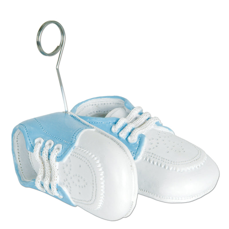 Baby Shoes Photo/Balloon Holder – 6 Oz by Beistle for Baby Shower Balloon/Photo Holders