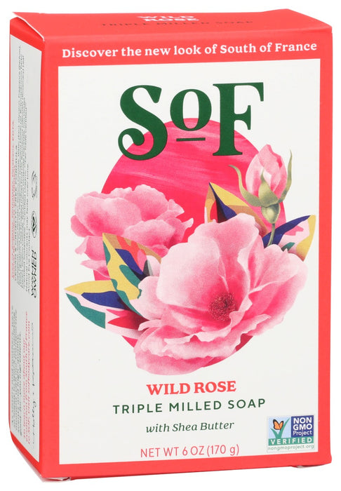 SOUTH OF FRANCE: Soap Bar Climbing Wild Rose, 6 oz