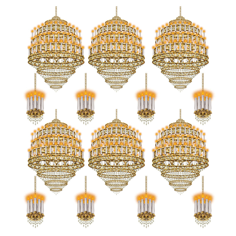 Black-Tie Lighting Props – 16¾"-27½" – (14/Pkg)