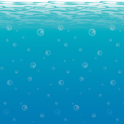 Undersea Backdrop – 4' x 30' – (1/Pkg) by Beistle for Under The Sea Backdrops