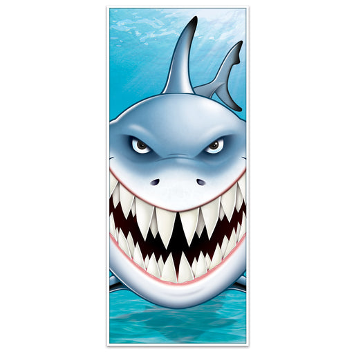 Shark Door Cover – 6' x 30" – (1/Pkg) by Beistle for Shark Door Covers