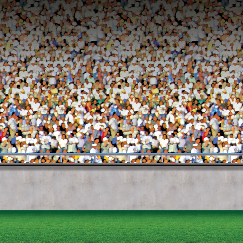 Lower Deck Stadium Backdrop – 4' x 30' – (1/Pkg) by Beistle for Sports Backdrops