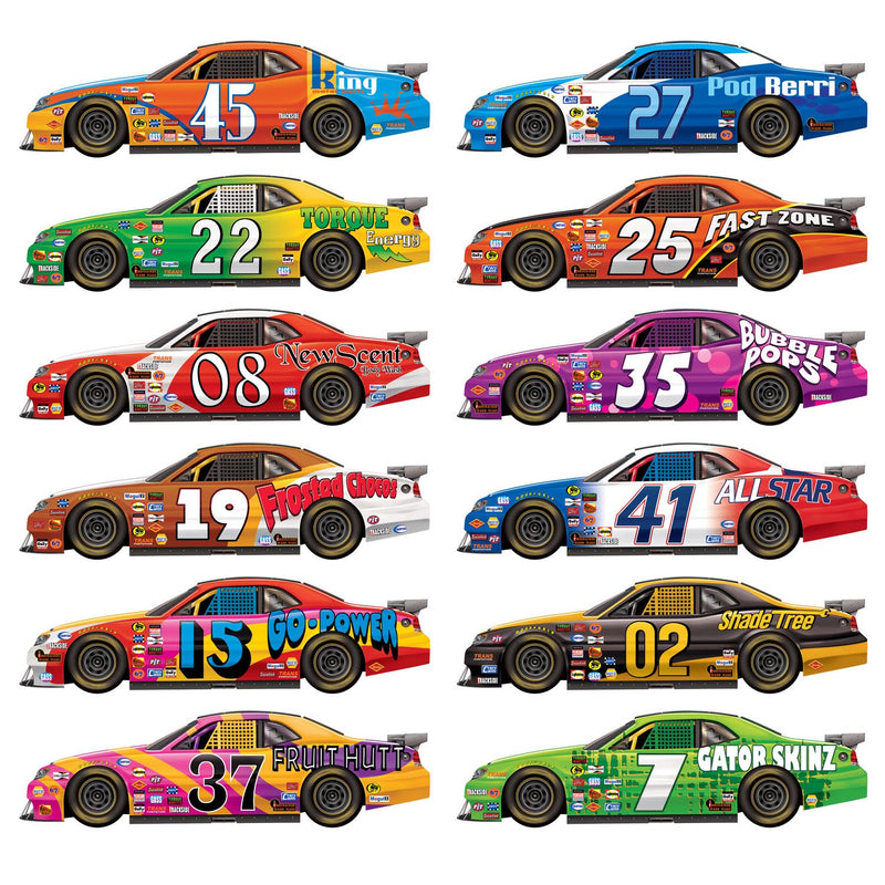 Race Car Props – 32½" – (12/Pkg)