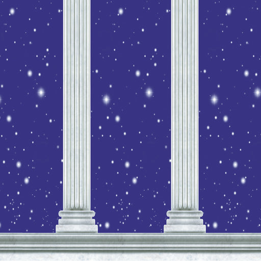 Column Backdrop – 4' x 30' – (1/Pkg) by Beistle for Italian Backdrops