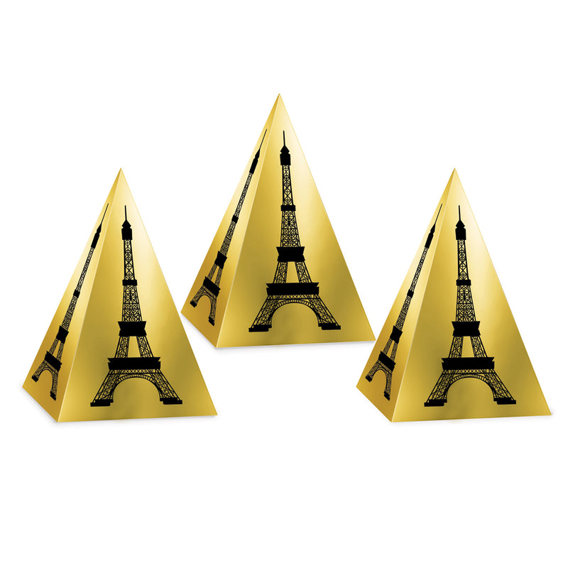Eiffel Tower Favor Boxes – 4¼" – (3/Pkg) by Beistle for French Favor Boxes