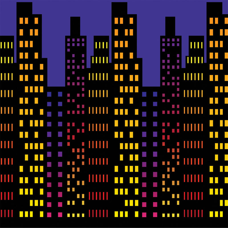Cityscape Backdrop – 4' x 30' – (1/Pkg)