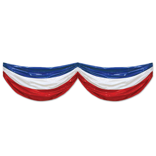 Patriotic Plastic Bunting – 3' x 15' – (1/Pkg) by Beistle for Patriotic Bunting