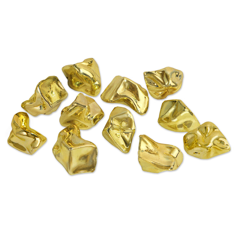 Plastic Gold Nuggets – (1.06 Oz/Pkg)