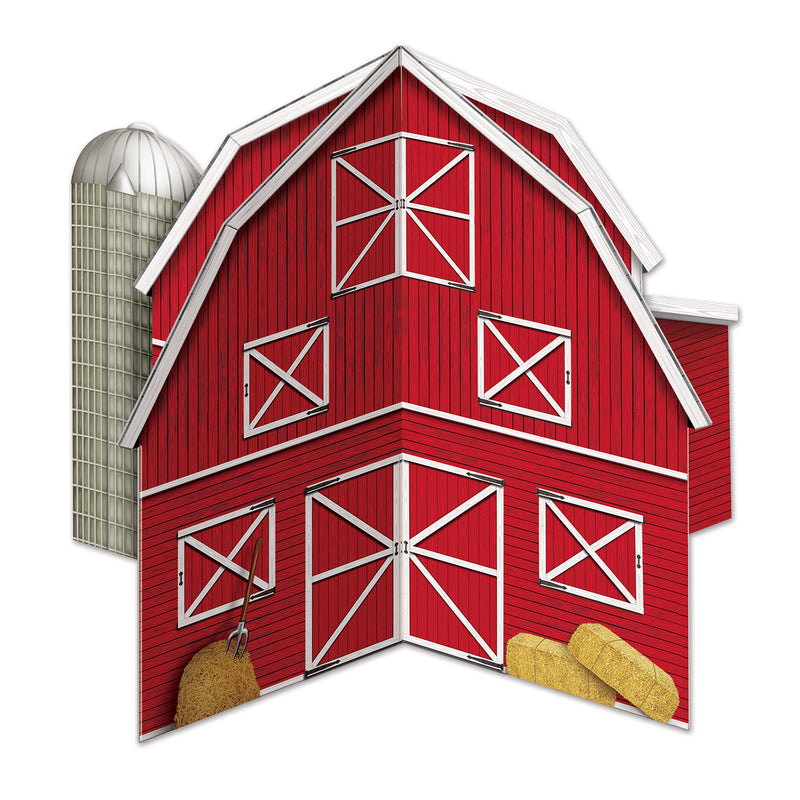 3-D Barn Centerpiece – 10" – (1/Pkg)