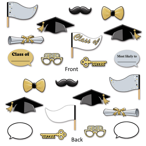Graduation Photo Fun Signs – 7"-12¼" – (11/Pkg) by Beistle for Graduation Photo Fun Signs