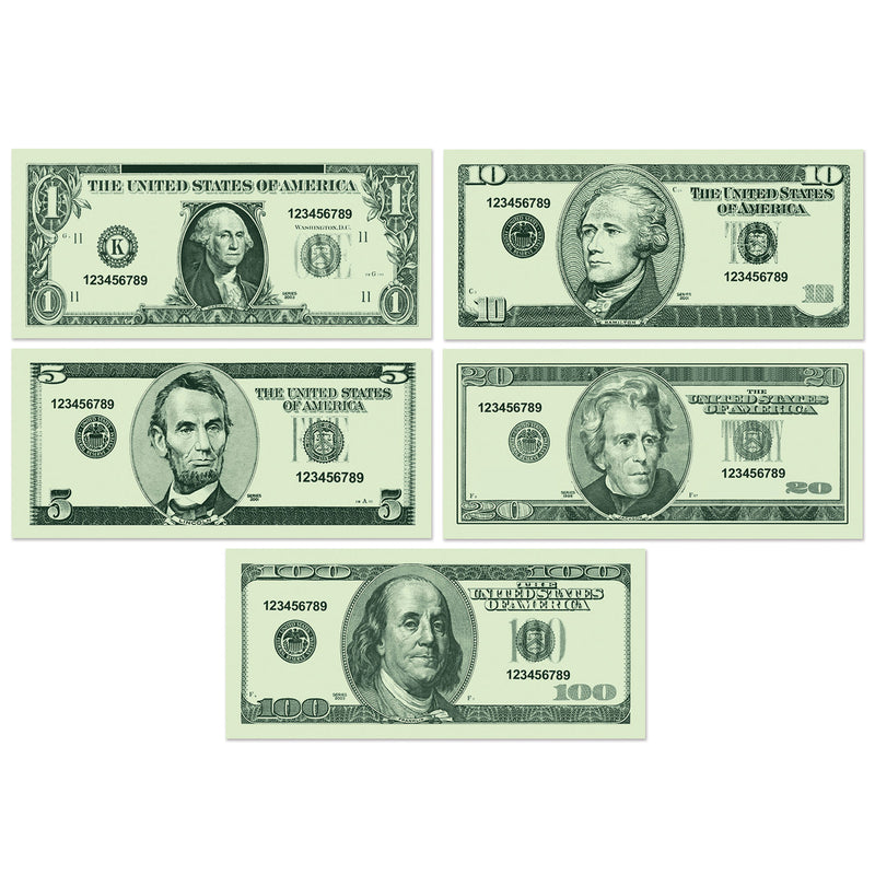 Casino Play Money – 4" x 9" – (100/Pkg) by Beistle for Casino Games