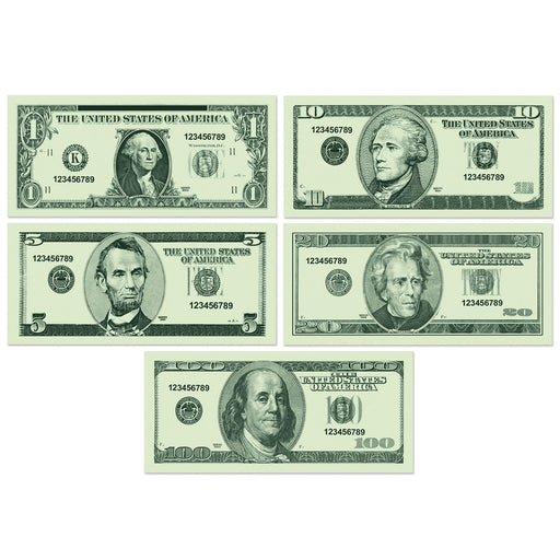 Casino Play Money – 4" x 9" – (100/Pkg) by Beistle for Casino Games