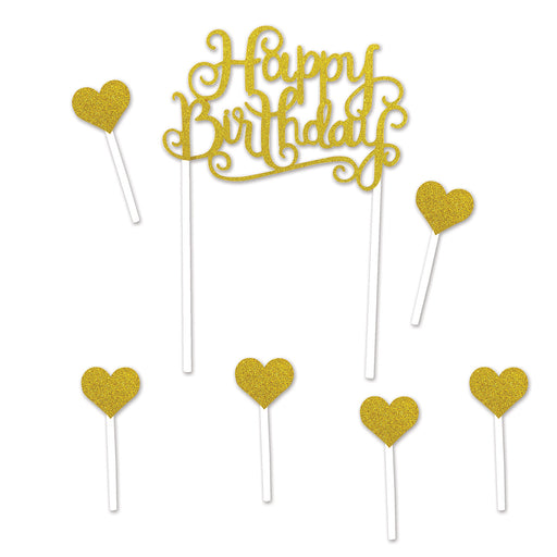 Happy Birthday Cake Topper – 5½" x 8" – (1/Pkg) by Beistle for Birthday Cake Toppers