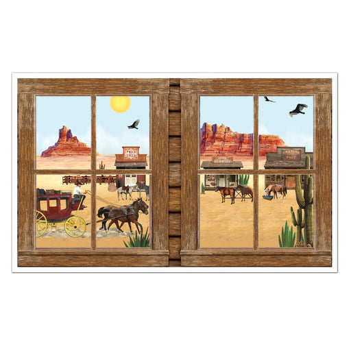 Western Insta-View – 3' 2" x 5' 2" – (1/Pkg) by Beistle for Western Insta-View