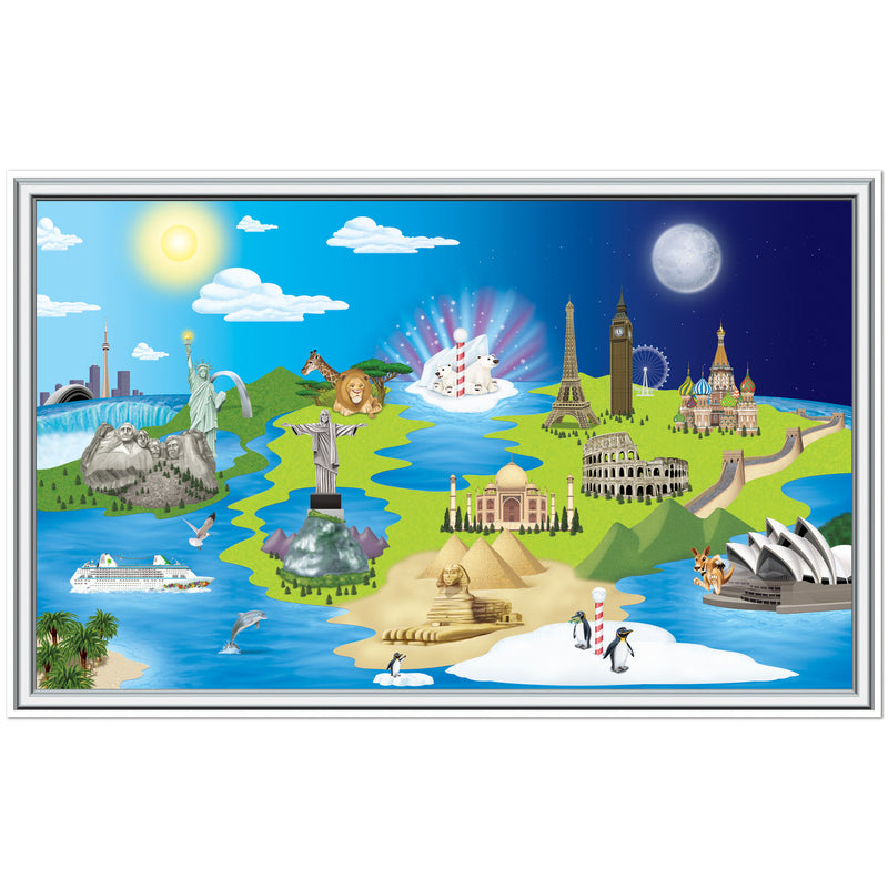 Window To The World Insta-View – 3' 2" x 5' 2" – (1/Pkg) by Beistle for International Insta-View
