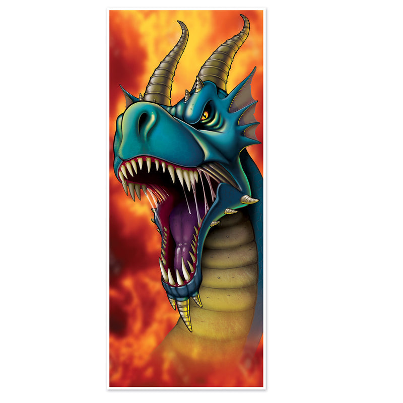 Dragon Door Cover – 6' x 30" – (1/Pkg) by Beistle for Fantasy Door Covers