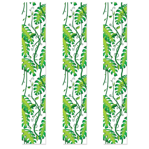 Jungle Vines Party Panels – 12" x 6' – (3/Pkg) by Beistle for Jungle Party Panels