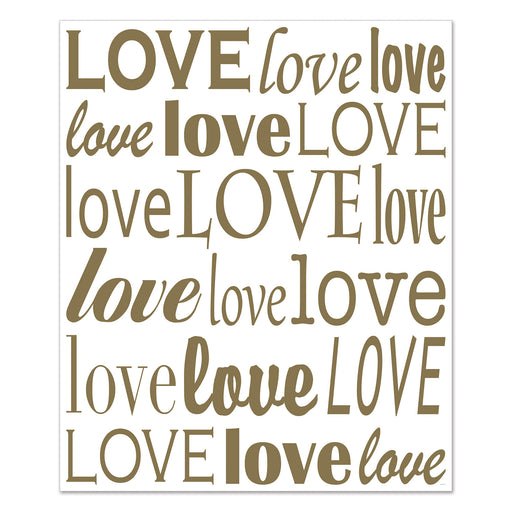 "Love" Insta-Mural Photo Op – 5' x 6' – (1/Pkg) by Beistle for Wedding Insta-Murals