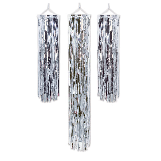1-Ply Mini Gleam 'N Columns – Asstd – (3/Pkg) by Beistle for General Occasion Columns and Chandeliers