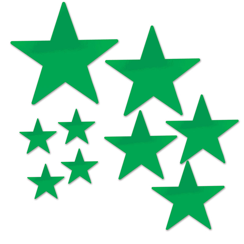 Pkgd Foil Star Cutouts – Asstd – (9/Pkg)