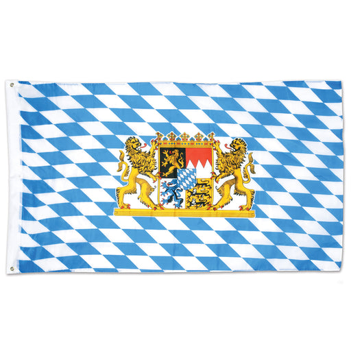 Bavarian Flag – 3' x 5' – (1/Pkg) by Beistle for Oktoberfest Flags