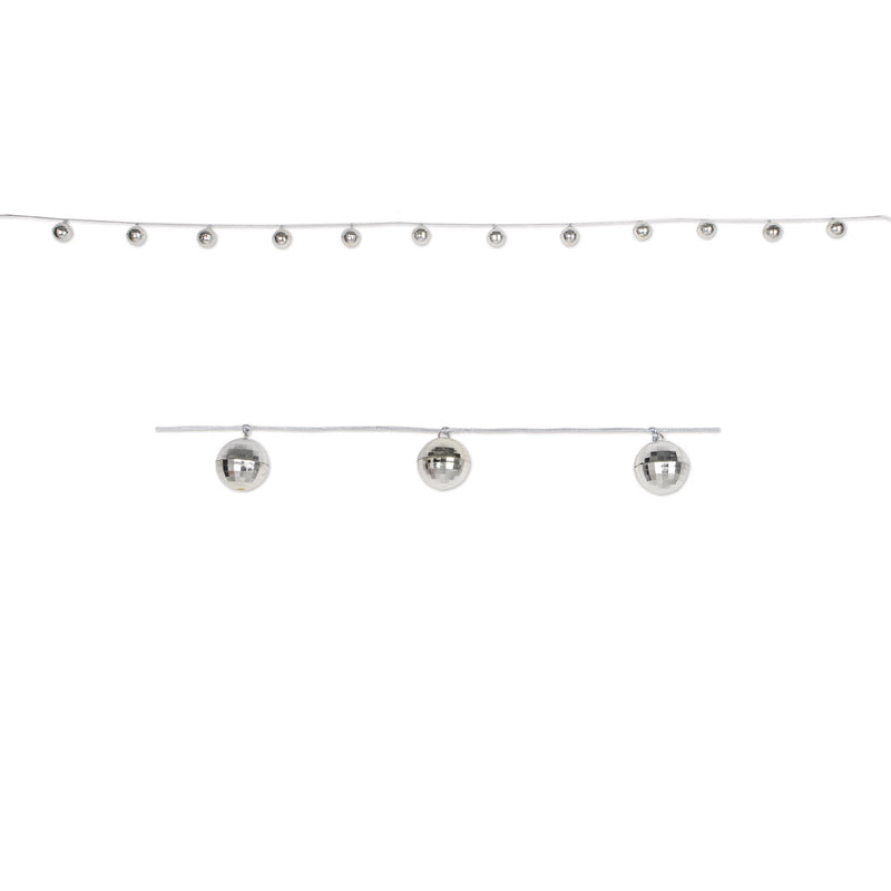 Disco Ball Garland – 1½" x 6' 6" – (1/Pkg) by Beistle for 70's Novelty