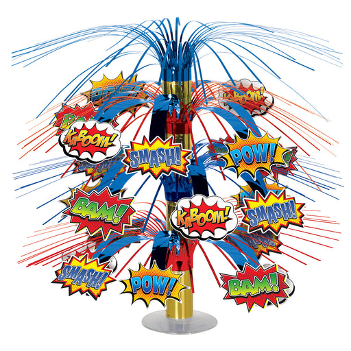Hero Cascade Centerpiece – 18" – (1/Pkg) by Beistle for Heroes Icon Cascades