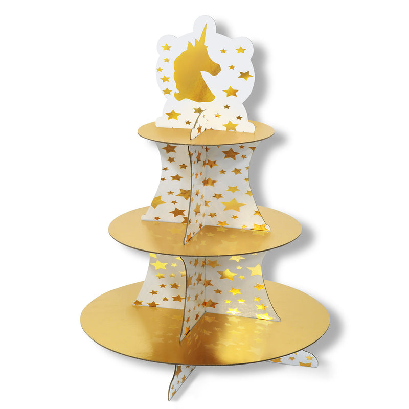 Unicorn Cupcake Stand – 16" – (1/Pkg) by Beistle for Unicorn Cake/Cupcake Stands