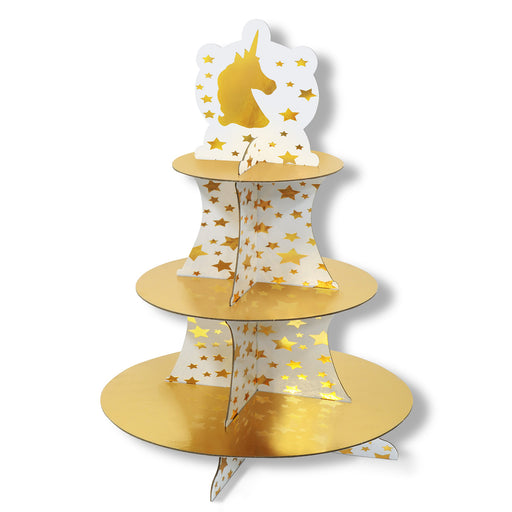 Unicorn Cupcake Stand – 16" – (1/Pkg) by Beistle for Unicorn Cake/Cupcake Stands