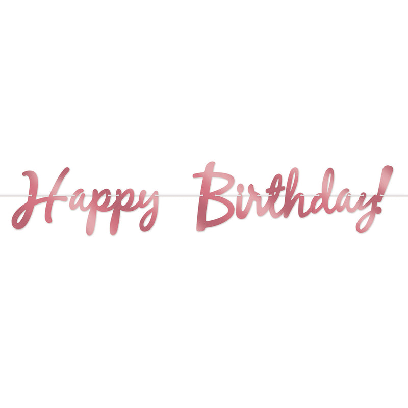 Foil Happy Birthday! Streamer – 9" x 5' – (1/Pkg) by Beistle for Birthday Streamers
