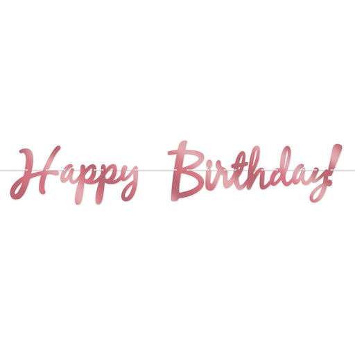 Foil Happy Birthday! Streamer – 9" x 5' – (1/Pkg) by Beistle for Birthday Streamers
