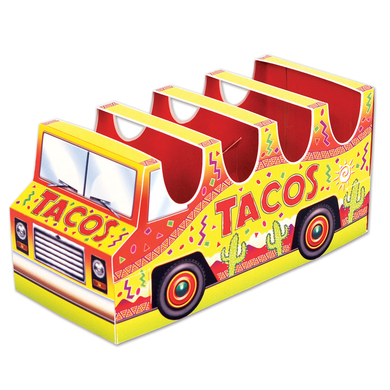 3-D Taco Truck Centerpiece – 5" x 10½" – (1/Pkg) by Beistle for Fiesta/Cinco de Mayo 3-D