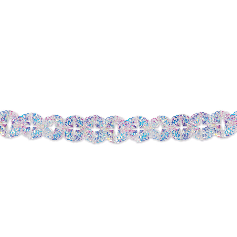Iridescent Garland – 5" x 12' – (1/Pkg)