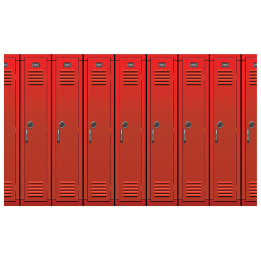 Lockers Backdrop – 4' x 30' – (1/Pkg) by Beistle for 90's Backdrops