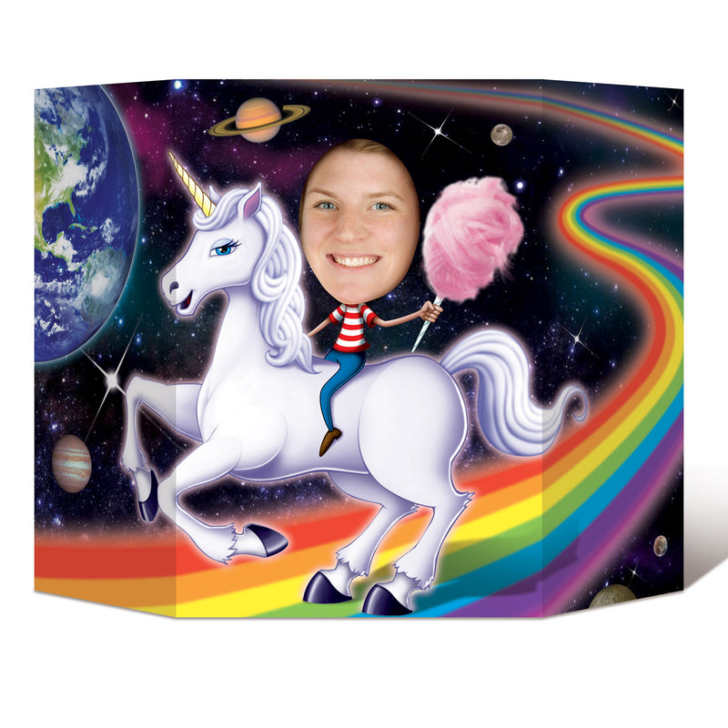 Unicorn Photo Prop – 3' 1" x 25" – (1/Pkg) by Beistle for Unicorn Photo Props
