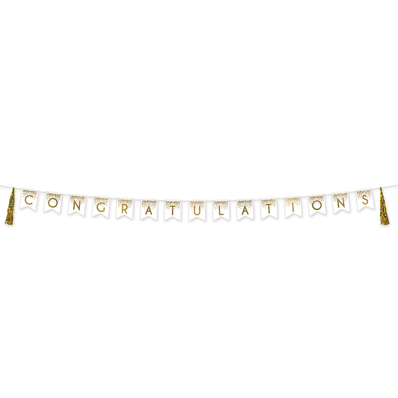 Congratulations Tassel Streamer – 13" x 13' – (1/Pkg) by Beistle for General Occasion Streamers