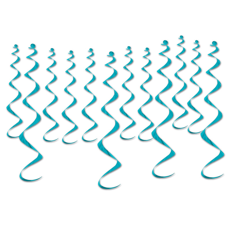 Metallic Whirls – 8-13½" & 4-25" – (12/Pkg)