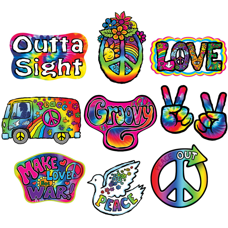 60's Cutouts – 7½"-12¼" – (10/Pkg)