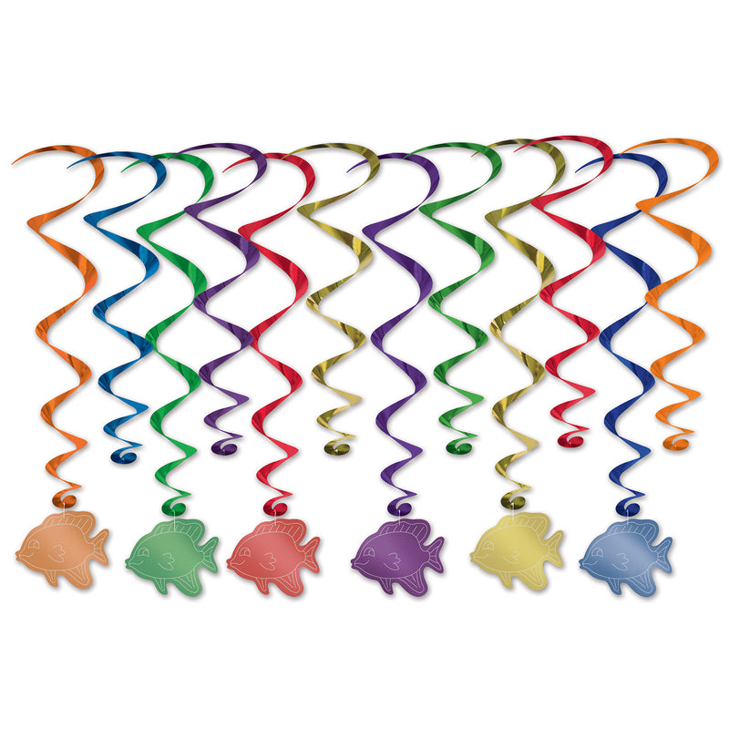 Fish Whirls – 17½"-31½" – (12/Pkg)