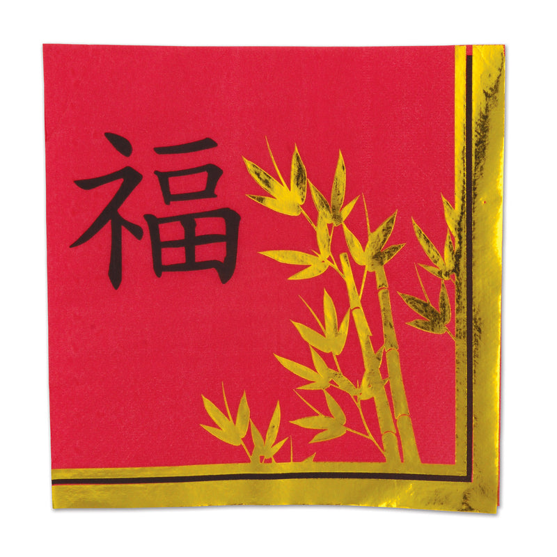 Asian Luncheon Napkins – (16/Pkg) by Beistle for Asian Napkins-Lunch