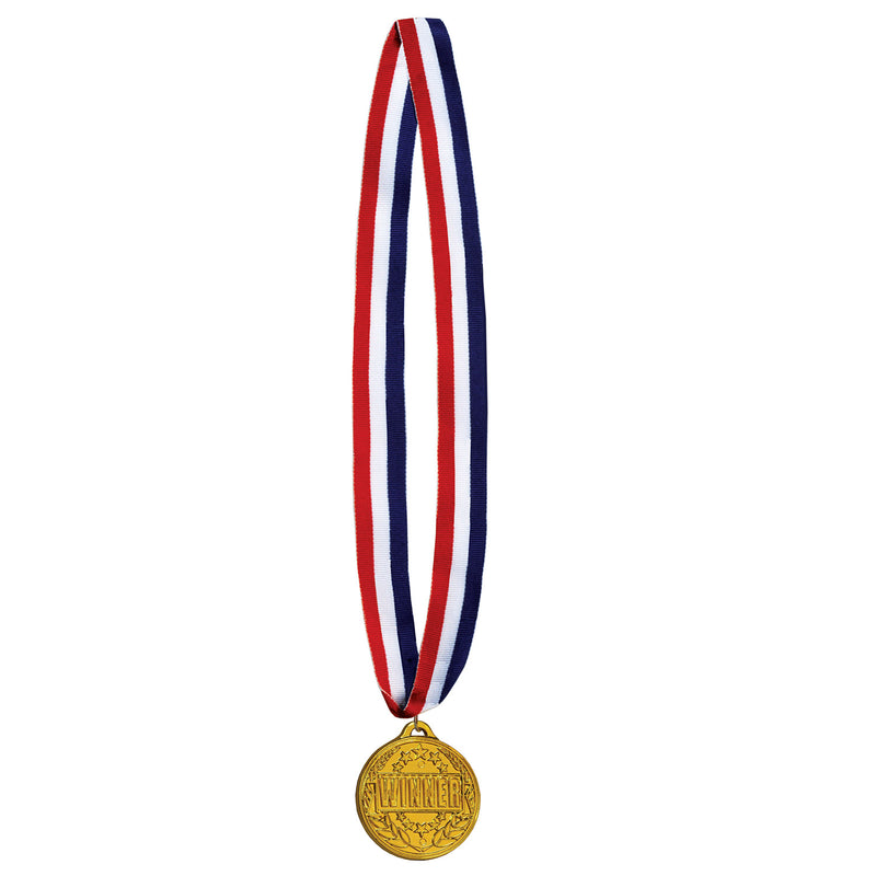 Winner Medal w/Ribbon – 30" w/2" Medal – (1/Pkg) by Beistle for Sports Awards